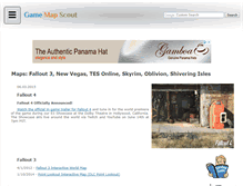 Tablet Screenshot of gamemapscout.com